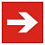 Знак F01-01 200*200 "Направляющая стрелка" пленка ФЭС в Нерюнгри